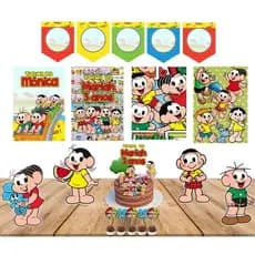 kit Festa em Casa - Só um Bolinho - Turma da Monica