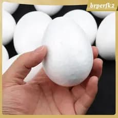 [Brperfk2] 5/10/50x Artesanato Modelagem Ovos De Isopor Arte De Decorações De Festas De Páscoa