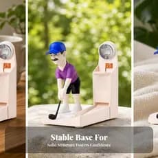 Abridor De Garrafas De Estatueta De Golfista , Dispositivo De Barra Independente Para Desktop