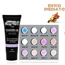 Polygel Powder Unha Gel Bisnaga Honey Girl D&Z Real Love