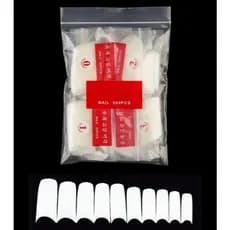 500 Tips Saquinho Unha Sorriso Natural Refil