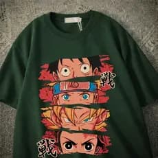 Camiseta Streetwear Geek Otaku Com Estampa E Diversas Cores De Camisetas