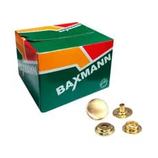 Caixa 200 Botão Pressão /80 Baxmann Cinto Bolsa Artesanato
