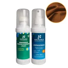 Renovador + Limpa Camurça E Nobuck Tira Mancha Sapato Bota Novax 80ml