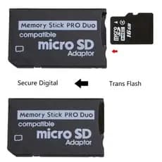 Para Sony Memória Vara Pro Duo Adaptador De Cartão TF Conversor De Micro SD PSP