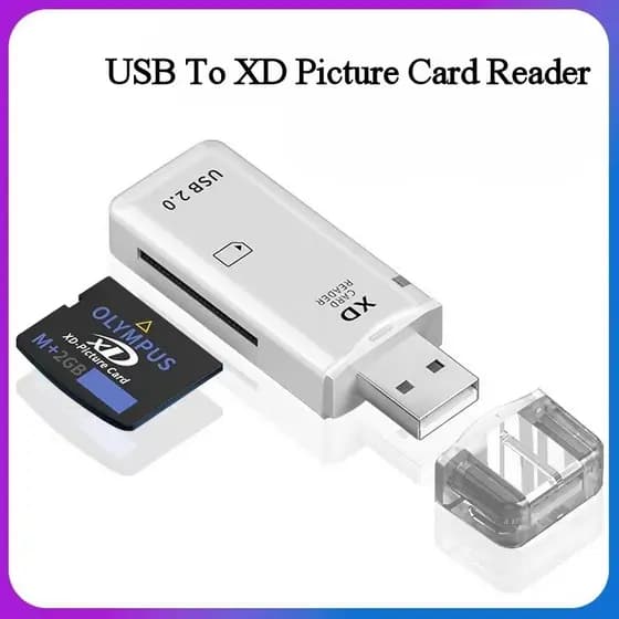 Leitor De Cartão Fotográfico XD Adaptador De Memória USB 2.0 Para Conversor De Câmeras Olympus Fuji