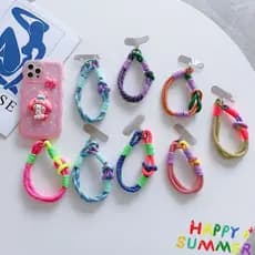 3 Pçs Bonito Cordão Do Telefone Móvel Pendurado Decoração Pode Ser Transportado Torção Corda Anti-Perda Pingente Moda Fo