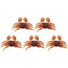 5 Unidades 8 Cm Pesca Artificial Realista Isca Wobbler Caranguejo Em Forma De Natação