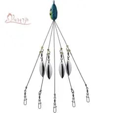 Equipamentos De Guarda-Chuva Para Pesca De Tiradores De Baixo , Kit De Equipamento De Iscas De Água Doce , Azul