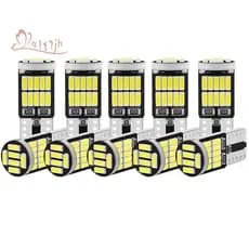 10 Pçs W5W T10 Lâmpadas LED 4014 26SMD Interior Do Carro Cúpula Telhado Lâmpada De Sinal Da Placa De Licença Caixa Trase