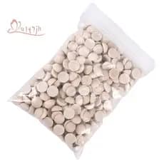 300 Peças Bolas De Madeira Divididas Inacabadas Meia Meio Redondas Artesanais Para Artes DIY 15mm