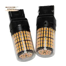 2 Pçs Super Brilhante Canbus T20 7440 W21W Wy21W 144-Smd Luz Reversa Sinal De Volta Livre De Erros Sem Flash Lâmpadas Le