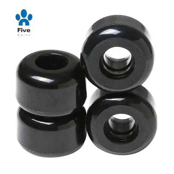 4 Pçs/Set Skate Longboard Roda 54mm X 36mm 82A Stunt Skates Downspeed PU , Preto