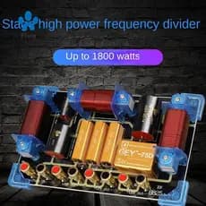 Divisor De Frequência De Áudio 1800W Alta Potência Crossover De Alto-Falante De 2 Vias 12 15 Polegadas Desempenho De Pal