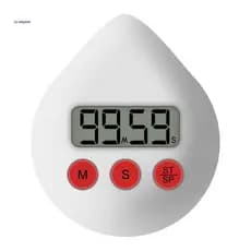 Relógio Digital Para Banheiro , Chuveiro À Prova D'água , Temperatura , Umidade , Contagem Regressiva Visual , De Parede