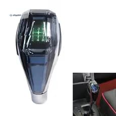 Carro Universal LED Cristal Alças Transmissão Manual Botão De Mudança De Engrenagem Alavanca Vara Para