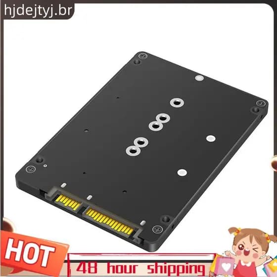 Adaptador SSD 2 Em 1 Combina Com Chave M . 2 NGFF B E MSATA Para Conversor De SATA 3 De 2.5 Polegadas Caixa Externa