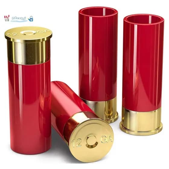 4 Pcs Copos De Tiro De Calibre 12 Tequila Shot Glass 9.2 X 3.2 X 3.6 Cm