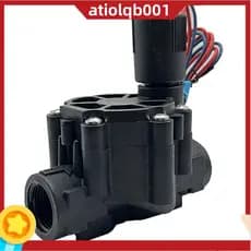 Válvula De Água Solenóide Normalmente Fechada De 1 Polegada 24v Nylon Para Irrigação De Paisagem De Jardim De Fazenda