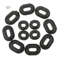 12pçs Tampa Lateral De Borracha Para Motocicleta , Ilhós De Substituição , Carenagens CG125