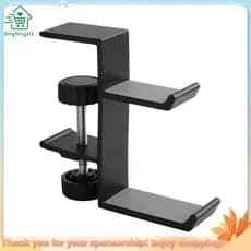 Ganchos De Suspensão Ajustáveis Mesa Lateral Pendurado Saco Titular Clip-on Fone De Ouvido Desktop Bancada Suportes