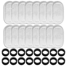 Conjunto Completo De 16 Filtros De Substituição De Fonte Cat Para Dispensadores De Água 108/3.2L E 67oz/2L