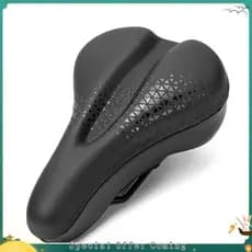 Capa De Selim De Mountain Bike Respirável Super Macia Esponja Gel Assento De Bicicleta À Prova D'água Absorção De Choque