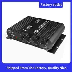 LP-838USB Bluetooth 5.0 Amplificador De Áudio Digital HIFI Canal 2.1 Carro Casa Amp Música Sem Perdas Plugue Ue