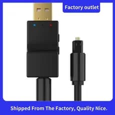 Transmissor De Áudio Óptico Bluetooth 5.4 Adaptador De Fluxo Duplo De Música Estéreo De Baixa Latência Para Ps4para TV P