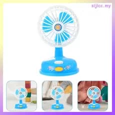 1Pc Simulado Ventilador Brinquedo Crianças Jogar Casa Educativo Cor Aleatória sijicc