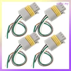 4 Peças Conectores Automotivos À Prova D'água Plugue De Fio Elétrico Marinho 12.00X2.00X1.00CM sijicc