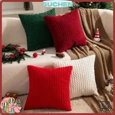 Capas De Almofada SUCHENBRI , Veludo Com Fronha Zíper , Capa Para Decoração De Sofá , Travesseiro De Pelúcia
