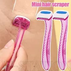 1/3 Unidades Mini Raspadores De Cabelo-Artefato De Barbear Vermelho-À Prova De Poeira , Multiuso , Portátil-Removedor De