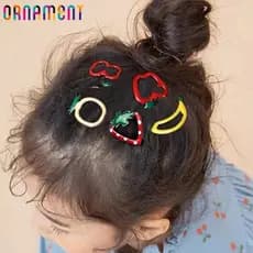 [Seleção De Loja] Presilhas De Cabelo De Frutas Imitativas Acessórios Para Mulheres Meninas Presilha Fofa Com Design Fof