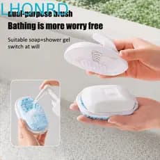 Ferramenta De Limpeza Corporal LHONRD , Escova De Chuveiro De Silicone Com Cerdas Macias E Adequadas Para A Pele , Purif