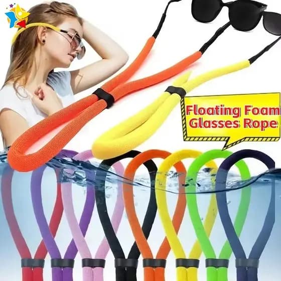 Corda De Corrente De Espuma Flutuante Para Natação , Tiras De Óculos Esportes Aquáticos , Cordão Ajustável Antiderrapant