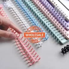 [Wholesale Price] 30 Anéis De Encadernação De Folhas Soltas/Clipes Cadernos Em Espiral/A4 A5 B5 Fivela Destacável