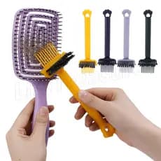 Escova De Limpeza Rake-Ferramenta De Cabelo-Escovas-Acessórios De Ferramentas De Beleza-Mini Penteador De Plástico-Pente Limpador De