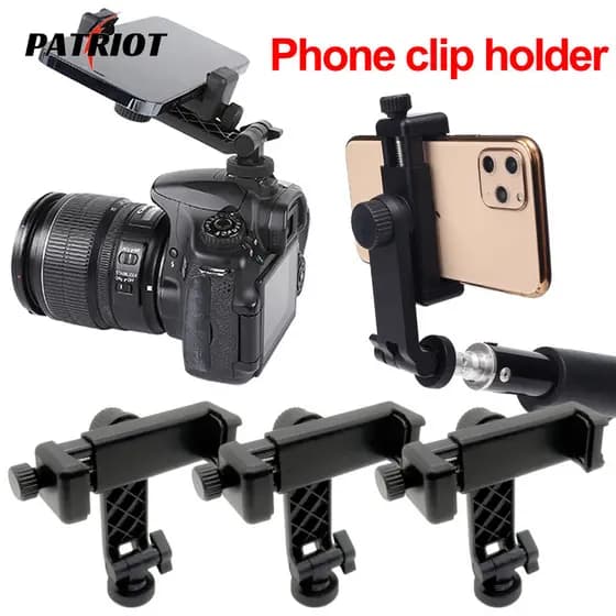 Clipe Giratório Para Celular Com Boca De Sapata-Suporte Estendido Telefone Câmera-Punhos Sessão De Fotos Multifuncional