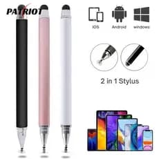 [PATRIO] Caneta Stylus 2 Em 1 Compatível Com Android iOS Touch Pen iPad Tablet Smart Phone Pencil Acessórios De Desenho
