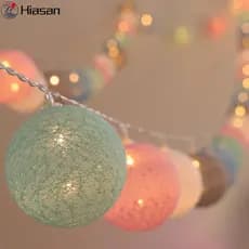 2M 20 LEDs Luzes De Cordas De Algodão Fada Bola Iluminação Xmas Tree Ornamentos Acessórios De Decoração De Natal