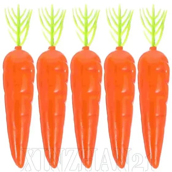 10-50 Unidades De Cenoura De Espuma Artificial-Simulação De Mini Cenouras Vegetais Falsos Decoração De Plantas Falsas-Pá