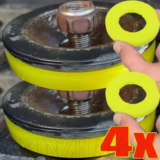 1/4pcs Junta Do Forro Amortecedor Carro-Amortecedores De Bucha De Borracha-Arruela De Rolamento Com Absorção De Choque-A