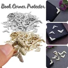Protetor De Canto De Metal Para Livros-De Rascunho , Menus , Pasta-Vintage Golden Silver Bronze Notebook Decor-Álbuns De Bricolage Postagem-Acessórios Ras