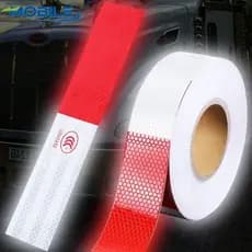 10Pcs Acessórios Decorativos Universais Fita Refletiva De Segurança De Condução Noturna Para Carros