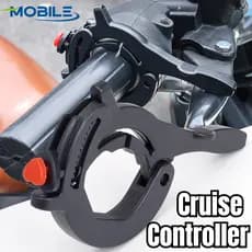 Controlador De Cruzeiro Para Motocicletas-Estabilizador De Trava De Acelerador-Grampo Assistente De Manivela-Antiderrapante , Durável , Flexível , Segurança-Acessórios Barras De