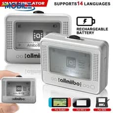 Emulador Amiibo De Modo Duplo-Simulador NFC/Bluetooth Recarregável Allmiibo Para Consoles Switch , Design Compacto De 4x