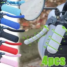 4 Pcs Capa Para Alça De Motocicleta-Punhos De Proteção Bicicleta-Triciclo Elétrico De Verão-Capas Guidão Respiráveis Com
