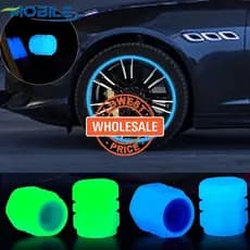 [Preços De Atacado] 4 Peças 3 Cores Tampa De Válvula De Pneu Luminosa Universal Cubo De Roda De Carro Brilhante Decoraçã