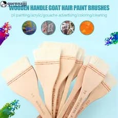 Pincéis Para Parede Pintura De Cabelo Em Aquarela A Óleo Acrílico QJ Tamanho Diferente Material De Arte Escolar
